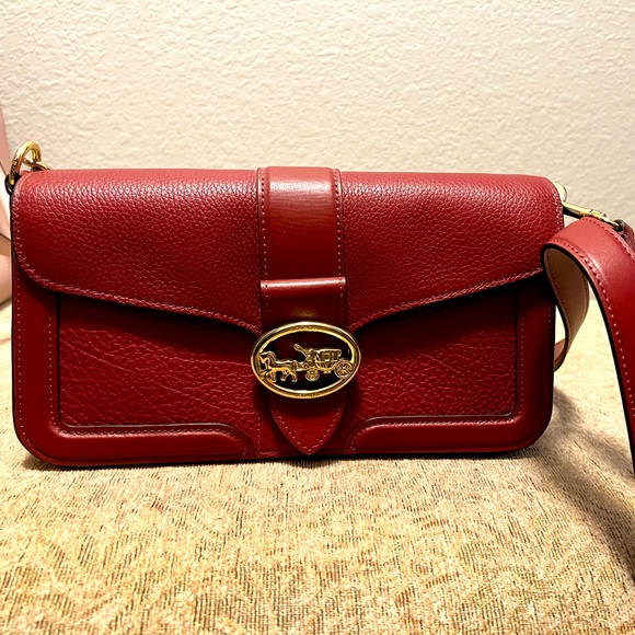 Coach Handbags - Coach sassy red crossbody